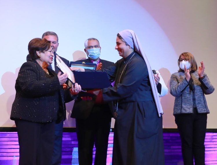 الهيئة الإنجيلية تحتفل بتوزيع جوائز صموئيل حبيب بحضور وزيرة التضامن (30)