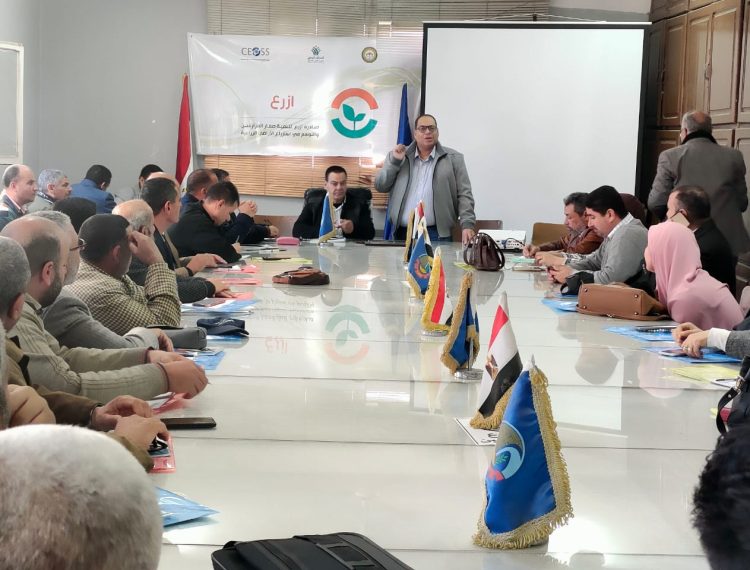 ورشة عمل تدريبية لأخصائيين القمح والمرشدين الزراعيين بالتعاون مع محافظة البحيرة (6)
